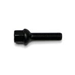 H&R Wielbout bolkonisch R12 M12x1.50 - Lengte 60mm - Zwart (, Verzenden, Nieuw