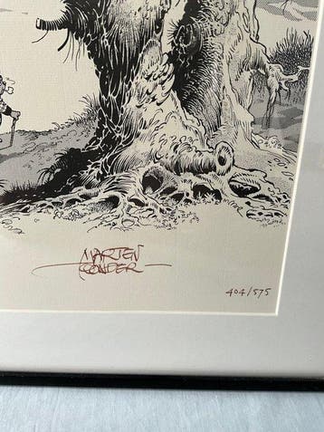 Marten Toonder - 1 Offset Print - Tom Poes - Heer Bommel, Nieuw