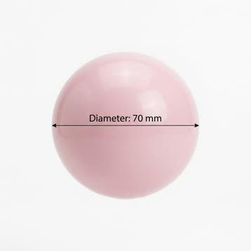 Ballenbak ballen 70mm Licht Roze | Nieuw | Scherpe Prijs, Ophalen of Verzenden, Nieuw, Jongen of Meisje
