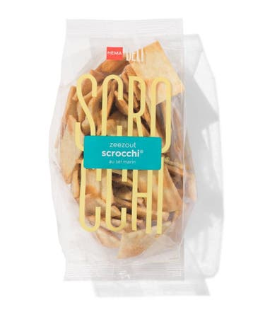 HEMA Scrocchi® zout 150g 2e halve prijs, Verzenden