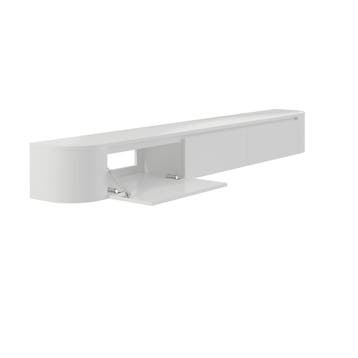 Dulce Japandi Tv-meubel 240 x 32 x 28 cm - Wit, Ophalen of Verzenden, Nieuw