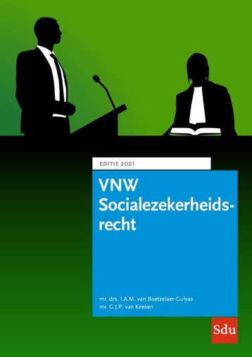 VNW Socialezekerheidsrecht 2021 9789012406727, Zo goed als nieuw