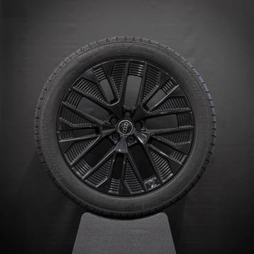 21 inch velgen Audi Q8 E tron Zomerbanden 265/45/21, Gebruikt, 265 mm, Banden en Velgen, Personenwagen