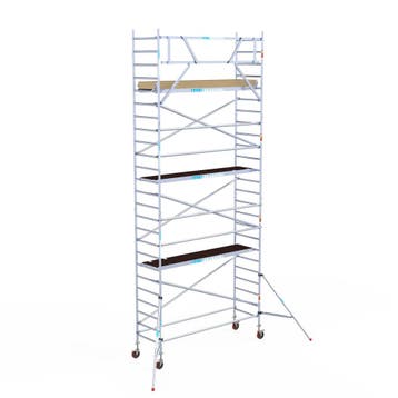Basic rolsteiger 90 x 8,2m werkhoogte, Verzenden, Nieuw, Rolsteiger of Kamersteiger, 5 meter of hoger