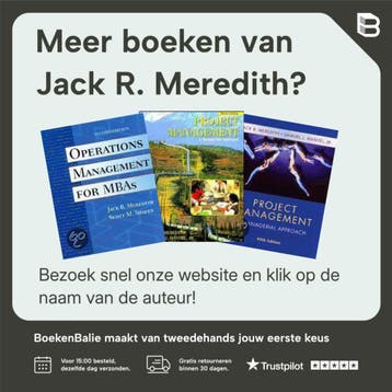 Project Management - Jack R. Meredith 9780470400265, Verzenden, Gelezen, Jack R. Meredith