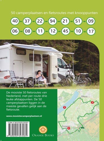 50 camperplaatsen & fietsroutes in Nederland 9789090323084, Verzenden, Zo goed als nieuw, Nicolette Knobbe