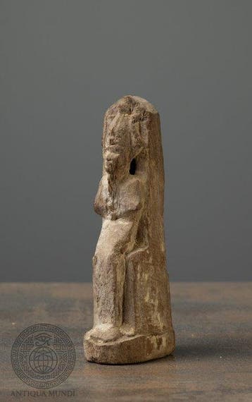 Oude Egypte, late periode Hout Beeld van Osiris met, Antiek en Kunst