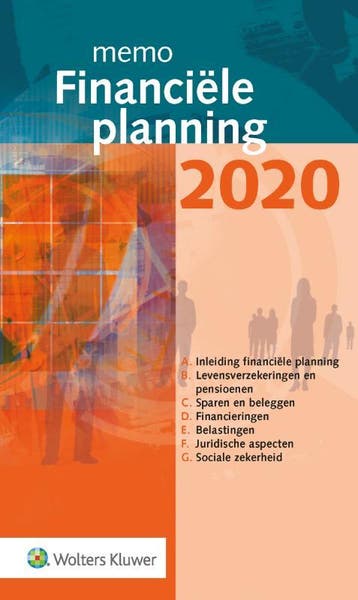 Memo Financiële planning 2020 - J.E. van den Berg, Verzenden, Zo goed als nieuw, J.E. van den Berg