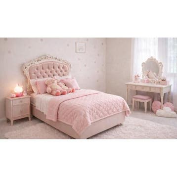Opberg boxspring Princess 90x200, Ophalen of Verzenden, Nieuw, Eenpersoons