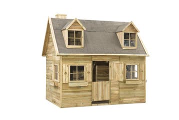 Speelhuis met zolder en trap SwingKing Milan - FSC hout, Ophalen of Verzenden, Nieuw