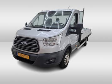 Ford Transit 350 2.0 TDCI L5H1 Open Laadbak Dubbel Lucht Air, Stof, Gebruikt, Euro 6, Ford