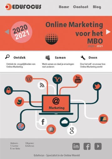 Online Marketing voor het MBO 2020 20 9789492442581, Verzenden, Zo goed als nieuw