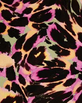Viscose Stretch Tie Dye Zwart/Roze, Hobby en Vrije tijd, Stoffen en Lappen, Nieuw, Zwart