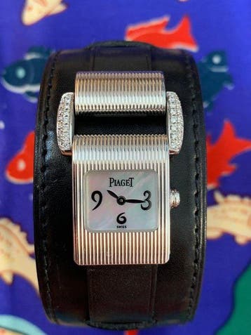 Piaget - Protocole 18K White Gold | Diamond Pave Lugs | MOP, Nieuw