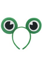 Haarband Ogen Groen Kikker Groene Diadeem Kikkerogen Plat Al, Ophalen of Verzenden, Nieuw, Carnaval, Accessoires