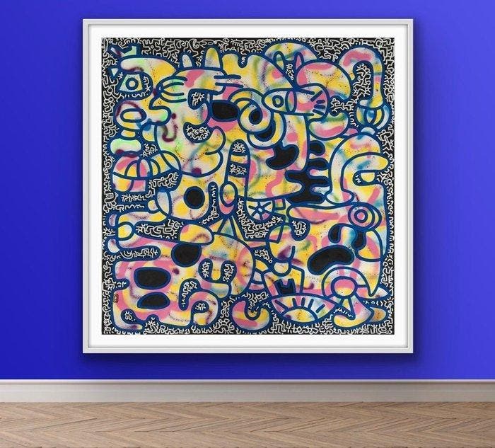 Frantisek Florian - REPIKE XL, Antiek en Kunst, Kunst | Schilderijen | Modern
