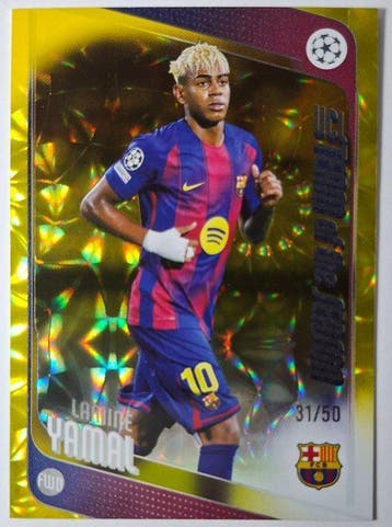 2026 Topps Topps UEFA Champions League Lamine Yamal /50, Nieuw