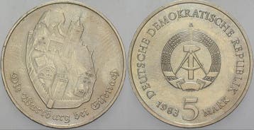 5 Mark 1983 Gedenkmunten duitse Demokratische Republik, Verzenden