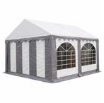 Premium Partytent PVC 3x3x2 mtr in Wit-Grijs (3x3 meter), Tuin en Terras, Partytenten, Verzenden, Nieuw, 2 meter of meer, Partytent