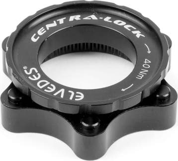 Elvedes Schijfrem Adapter Naar Centerlock 6-gaats Zwart, Ophalen of Verzenden, Zo goed als nieuw, Onbekend