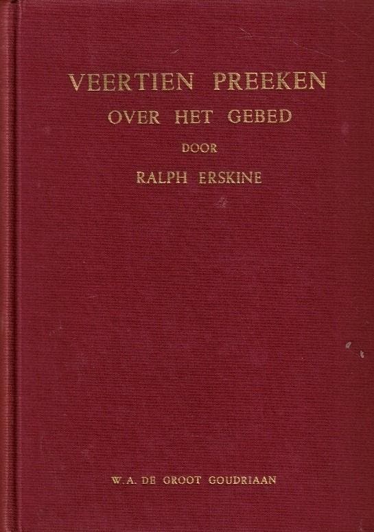 Erskine, Ralph-Veertien preeken over het gebed, Boeken, Overige Boeken, Gelezen, Verzenden