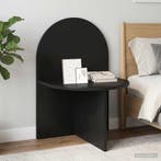 vidaXL Nachtkastje 2 pcs Zwart eiken 48 x 49 x 65 cm, Verzenden, Nieuw, 55 tot 70 cm, 45 tot 65 cm
