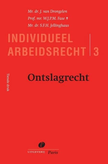 9789462512689 Serie Individueel Arbeidsrecht 3 -   Ontsla..., Verzenden, Zo goed als nieuw, Harry van Drongelen