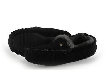 Warmbat Pantoffels in maat 39 Zwart, Verzenden, Zwart, Zo goed als nieuw, Pantoffels of Sloffen