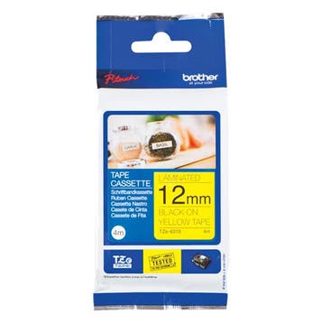 Brother TZe-631S tape zwart op geel 12 mm (origineel), Computers en Software, Printerbenodigdheden, Verzenden, Nieuw, Printertape