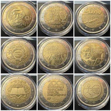 Europa. 2 Euro 2002/2026 (283 monnaies)