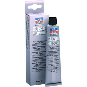Permatex Permatex clear rtv silicone adhesive sealant 85 gr,, Verzenden, Nieuw