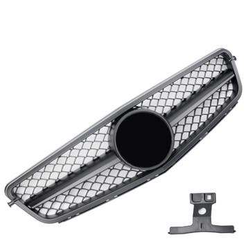 Grille geschikt voor Mercedes W204 S204 Mat zwart |, Ophalen of Verzenden