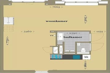 Studio Verspronckweg in Haarlem, 50 m² of meer, Haarlem