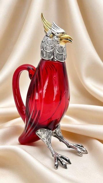 Figuur - Jarra de vino plata - .915 zilver, Antiek en Kunst