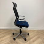 Wilkhahn Modus Ergo- bureaustoel, zwart - blauw, Gebruikt, Zwart, Ophalen of Verzenden, Bureaustoel