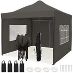 2dekans | LifeGoods Partytent - 3x3 m - Antraciet - Easy Up, Ophalen of Verzenden, Zo goed als nieuw