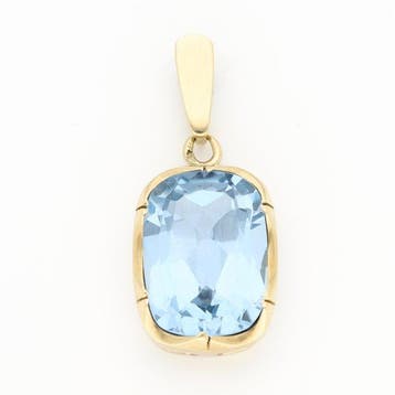 Hanger - 14 karaat Geel goud - Spinel