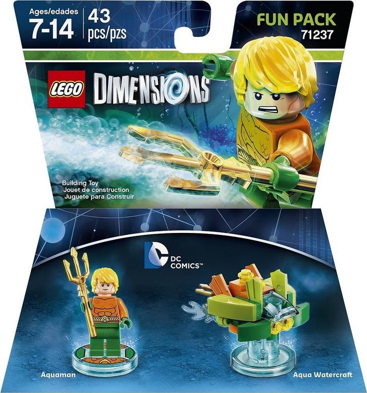 LEGO Dimensions 71237 Fun Pack (Aquaman + Aqua Watercraft) (, Spelcomputers en Games, Spelcomputers | Overige Accessoires, Nieuw