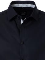 Venti Heren Overhemd Kent Boord Modern Fit 226110890-800, Verzenden, Nieuw, Zwart