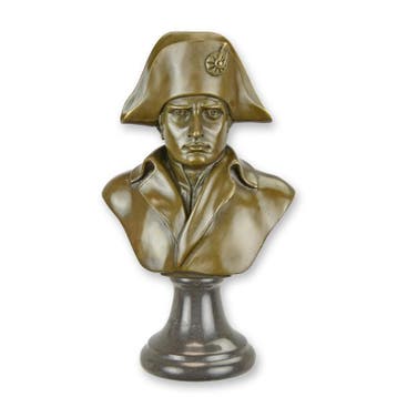 BRONZEN BORSTBEELD VAN NAPOLEON (Beeldjes - Decoratie), Verzenden, Nieuw