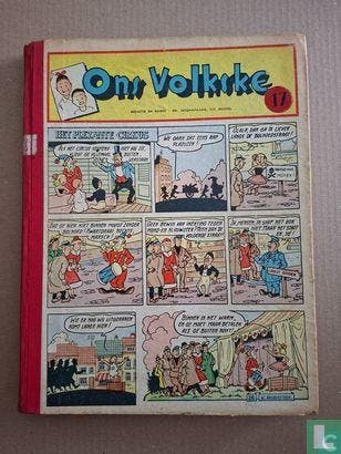Beau Geste - Ons Volkske 17 - 1954, Eén stripboek, Verzenden, Gelezen, André, Suzanne, Bento, Fernando, Fernández Bielsa, José María, Jacobs, Edgar Pierre, Laudy, Jacques, Martin, Jacques, Moor, Bob de, Remi, Georges, Timmermans, Gommaar, Vandersteen, Willy, Wren, Percival Christopher [naar].