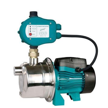 LEO AJm90-S RVS JET-pomp 230V 1,2pk Presscontrol, Ophalen of Verzenden, Nieuw