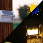 Led solar buitenlamp buiten tuin hang lamp + zonnepaneel RVS, Verzenden, Nieuw