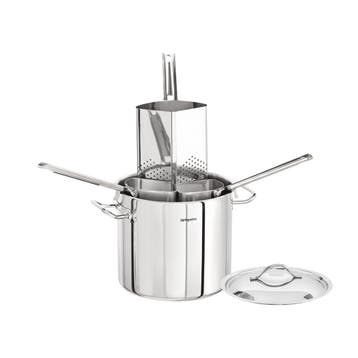 GGM Gastro | Pastakookpan - RVS - 8 liter - Ø 240mm - |, Verzenden, Nieuw in verpakking, RVS Meubilair