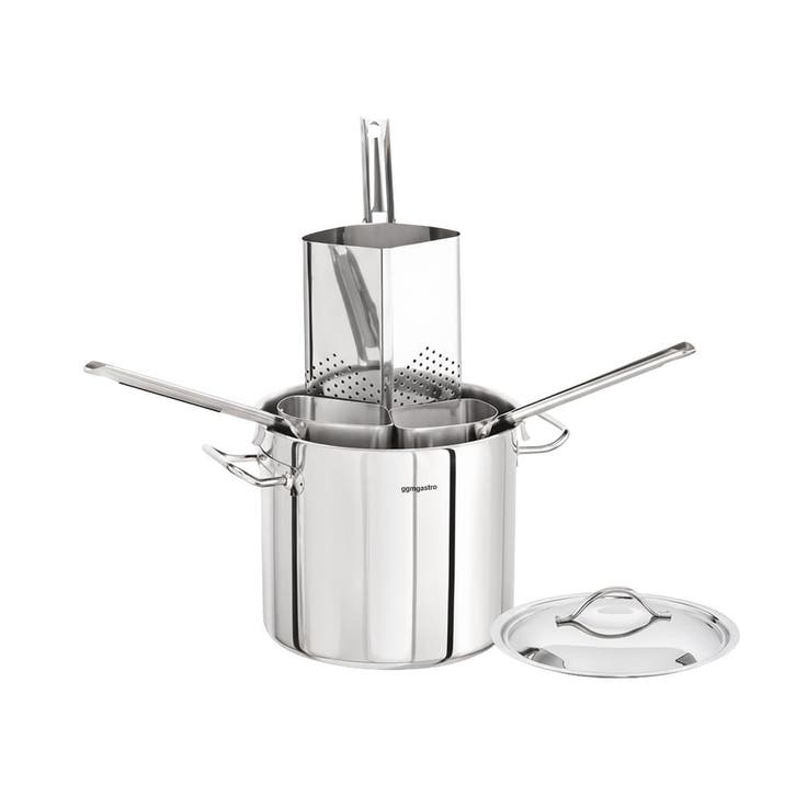 GGM Gastro | Pastakookpan - RVS - 8 liter - Ø 240mm - |, Zakelijke goederen, Horeca | Keukenapparatuur, Nieuw in verpakking, RVS Meubilair