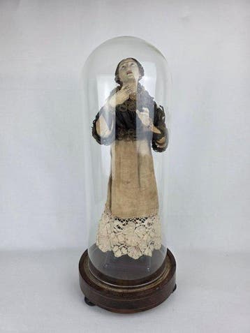 sculptuur, Grande Madonna Addolorata. - 57 cm - Hout,