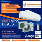 Airco systemen Daikin Mitsubishi LG incl montage!!, Witgoed en Apparatuur, Airco's, Nieuw, Verwarmen, Afstandsbediening