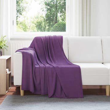 vidaXL Kleden 24 st Paars 170 x 130 cm 7.43 kg Fleece, Verzenden, Nieuw, Paars