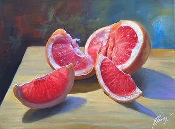 Sergey Kolodyazhniy (XX-XXI) - Grapefruits, Antiek en Kunst