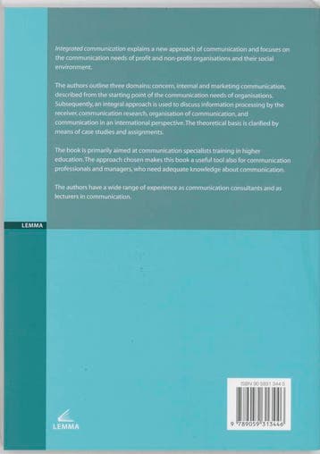 Integrated communication 9789059313446 M. Vos, Verzenden, Gelezen, M. Vos